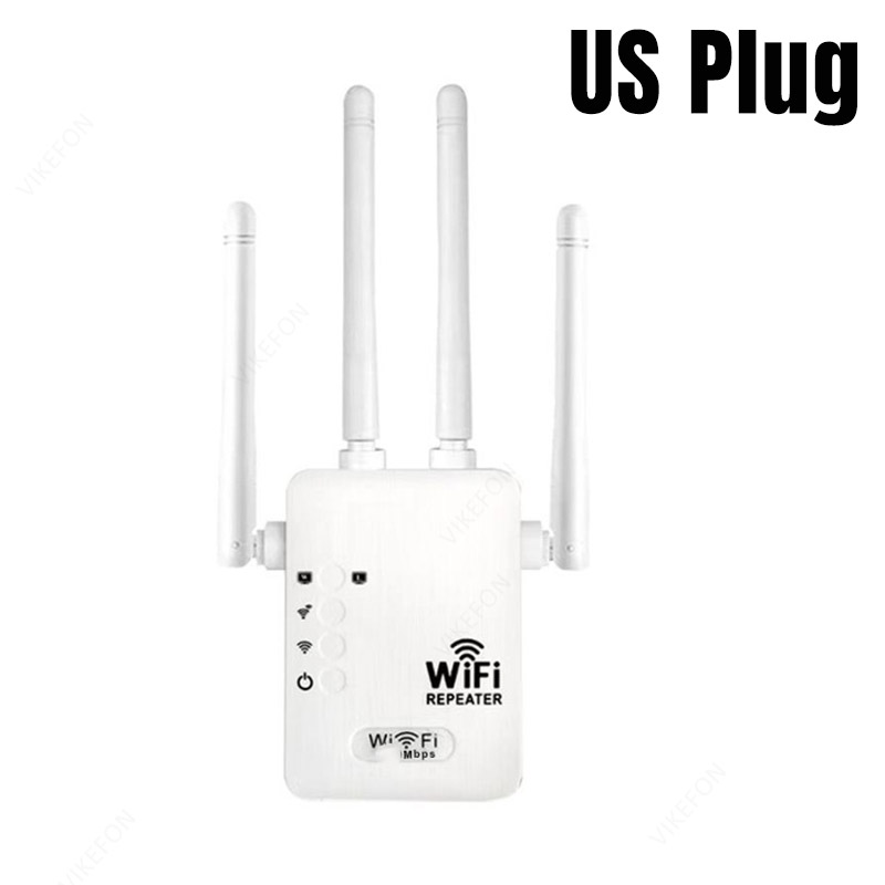 Novo amplificador extensor wi-fi 2.4g/300mbps 5.8g/1200mbps, repetidor wi-fi sem fio, amplificador de sinal wi-fi, rede de longo alcance: Branco / PLUGUE US