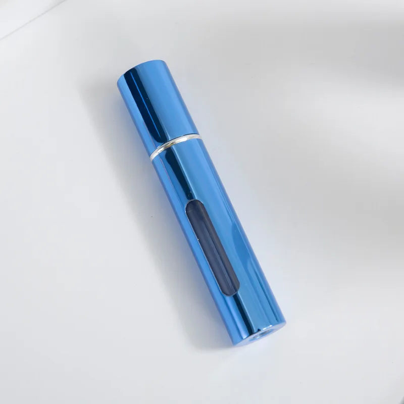 8/10 ml Mini Tragbare Nachfüllbare Parfüm Flasche Zerstäuber Pumpe Aluminium sprühen Flasche Kosmetische Behälter Reise machen-hoch-Werkzeug
