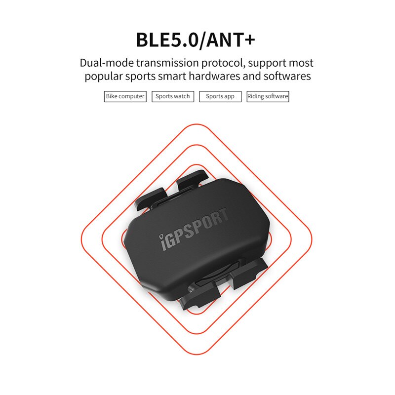 IGPSPORT IGS50S Bike Computer Stopwatch IPX7 Waterproof ANT Bluetooth 4.0 GPS Bike Digital Support