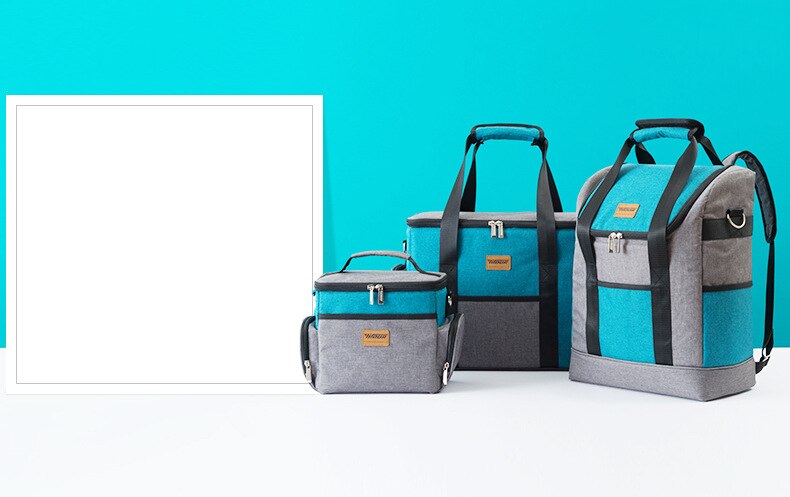 ZAKEEP Cooler rugzak, 36 blikjes multifunctionele lekvrije koelrugzak met gewatteerd bovenhandvat, gaasvak voor camping, barbecue (wit