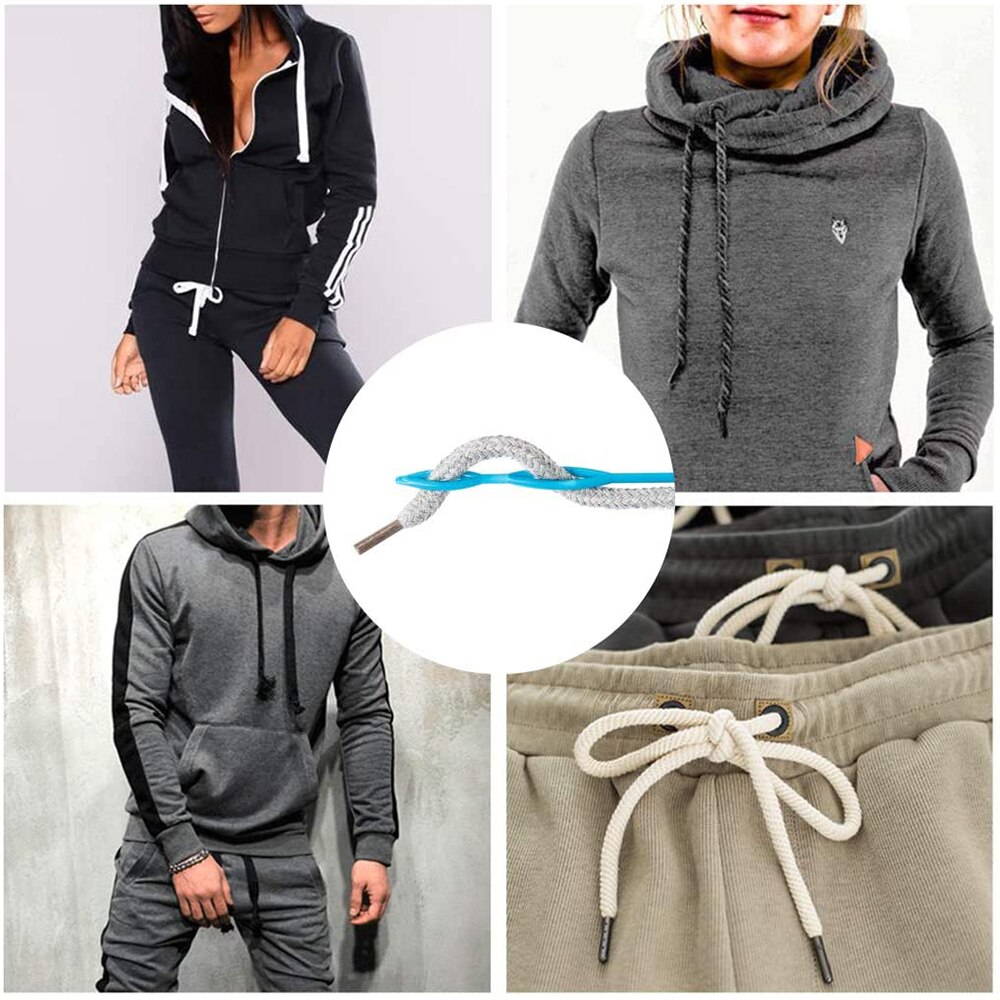4 sztuk 58CM plastikowe sznurek nawlekacz przewodniki dla dresowe bluzy DIY rękodzieło gumką liny nosić nawlekacz akcesoria robić szycia