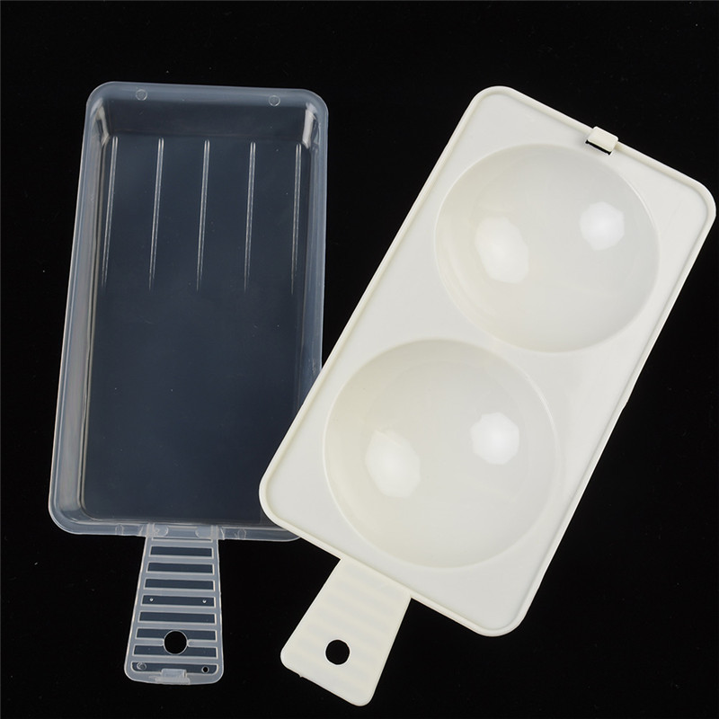 1PC Microwave Oven Two Egg Poacher Sandwich Breakfast Instant Cooker Kitchen Tools