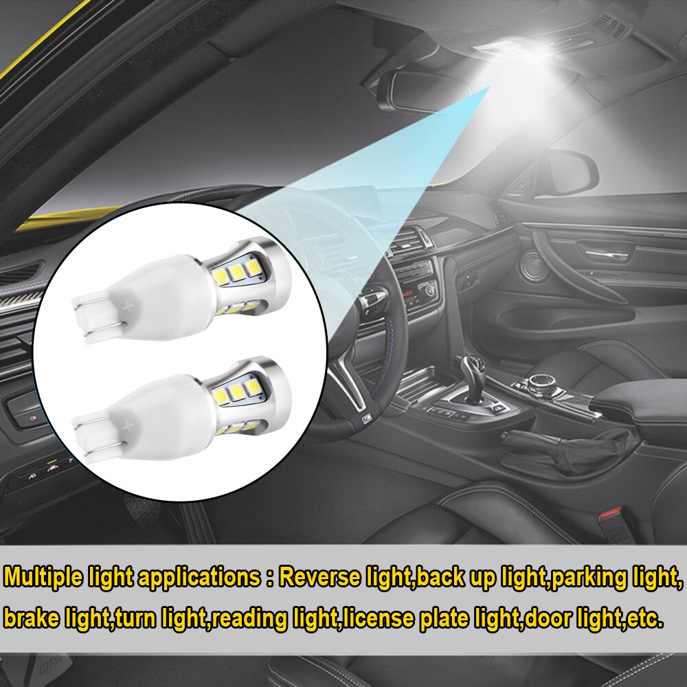 Kit Car lights Trucks LED Bulbs Lamps Accessories CC10- 30V 6000-6500K