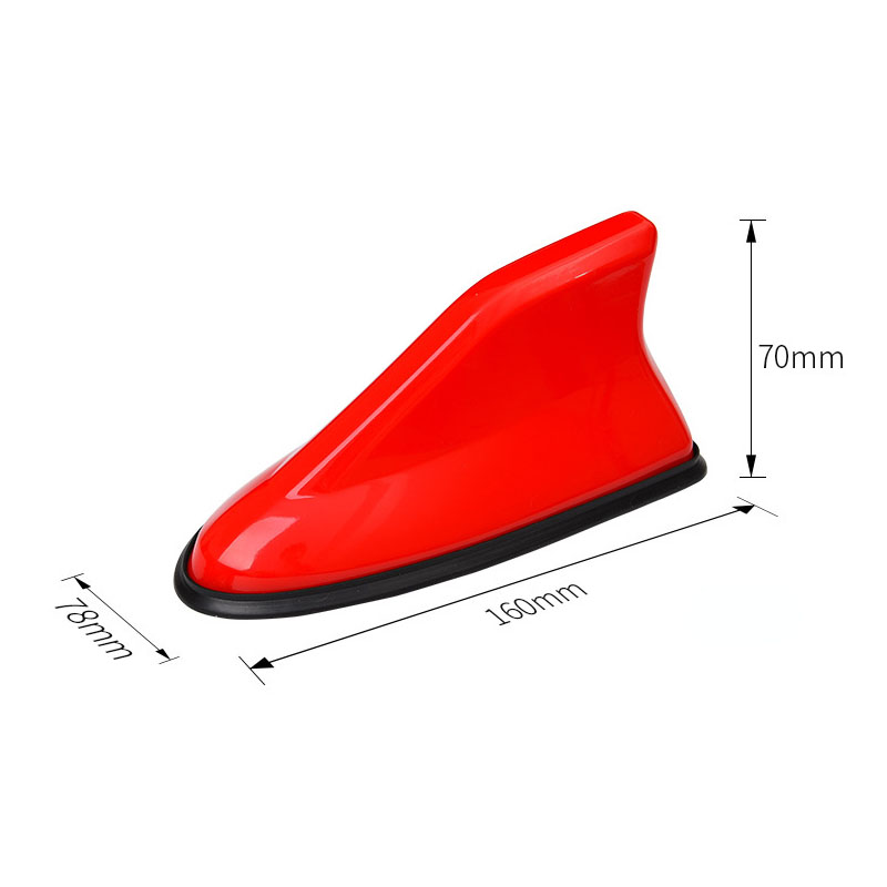 Aileron de requin universel en fibre de carbone, montage sur le toit de la voiture, dessus d'antenne aérienne, radio automatique AM FM, amplificateur de signal, 16cm, le plus récent