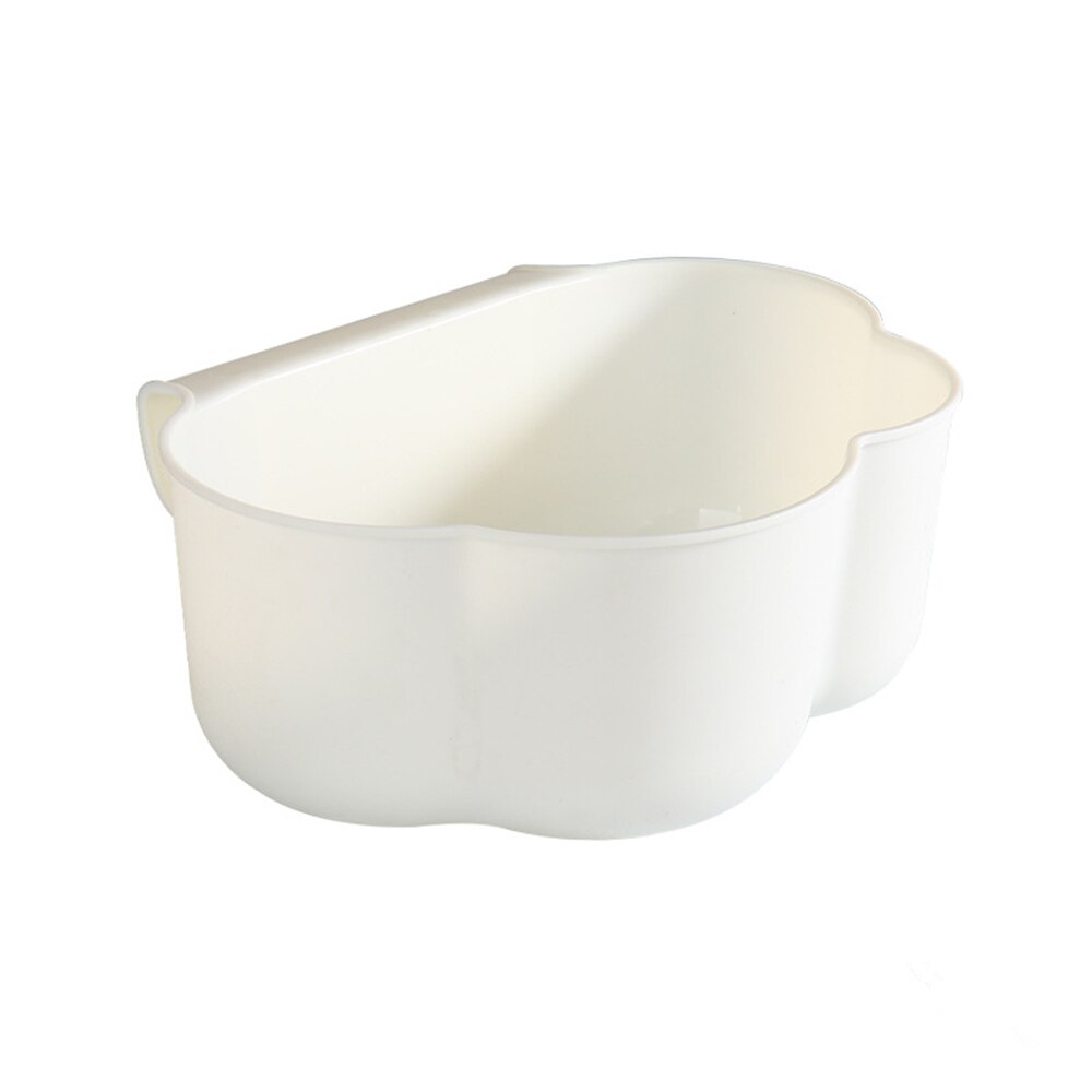 Wolke bilden Küche Hängen Mülleimer Schrank Tür Schnalle Müll Becken Kreative Haushalt Schreibtisch Unordnung Sammlung Korb: Weiß