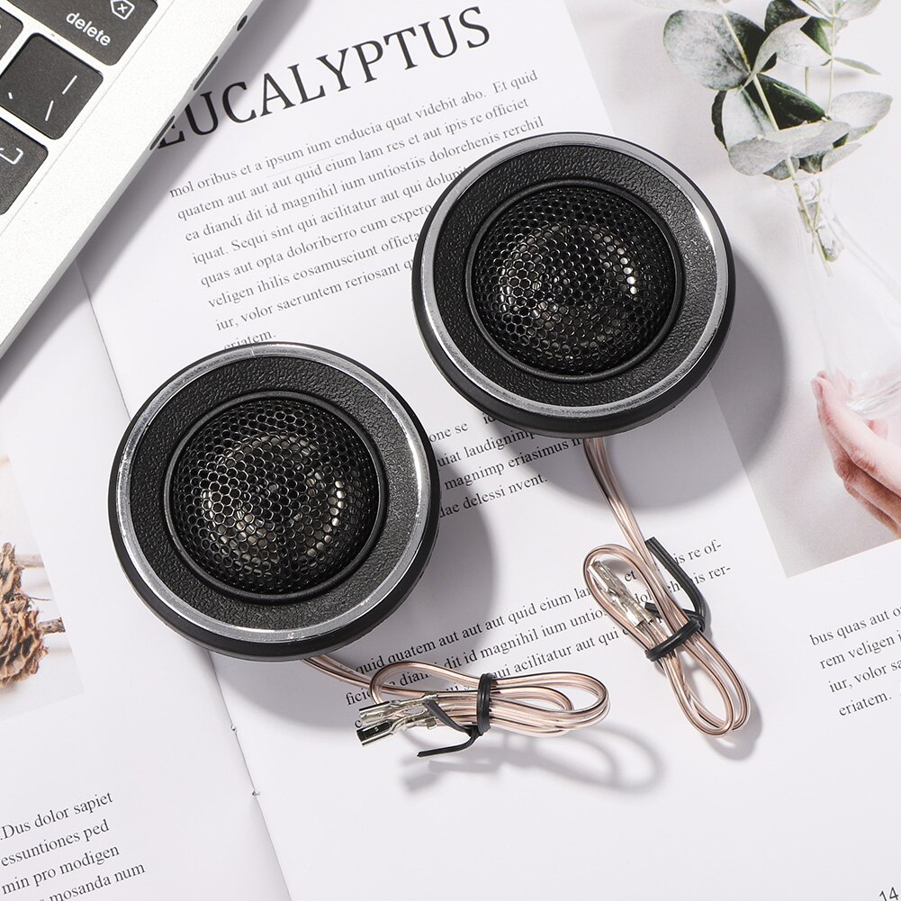 1 Paar Auto Speaker Universele High Efficiency Mini Dome Auto Tweeter Speakers Voor Auto Audio Systeem Auto-onderdelen