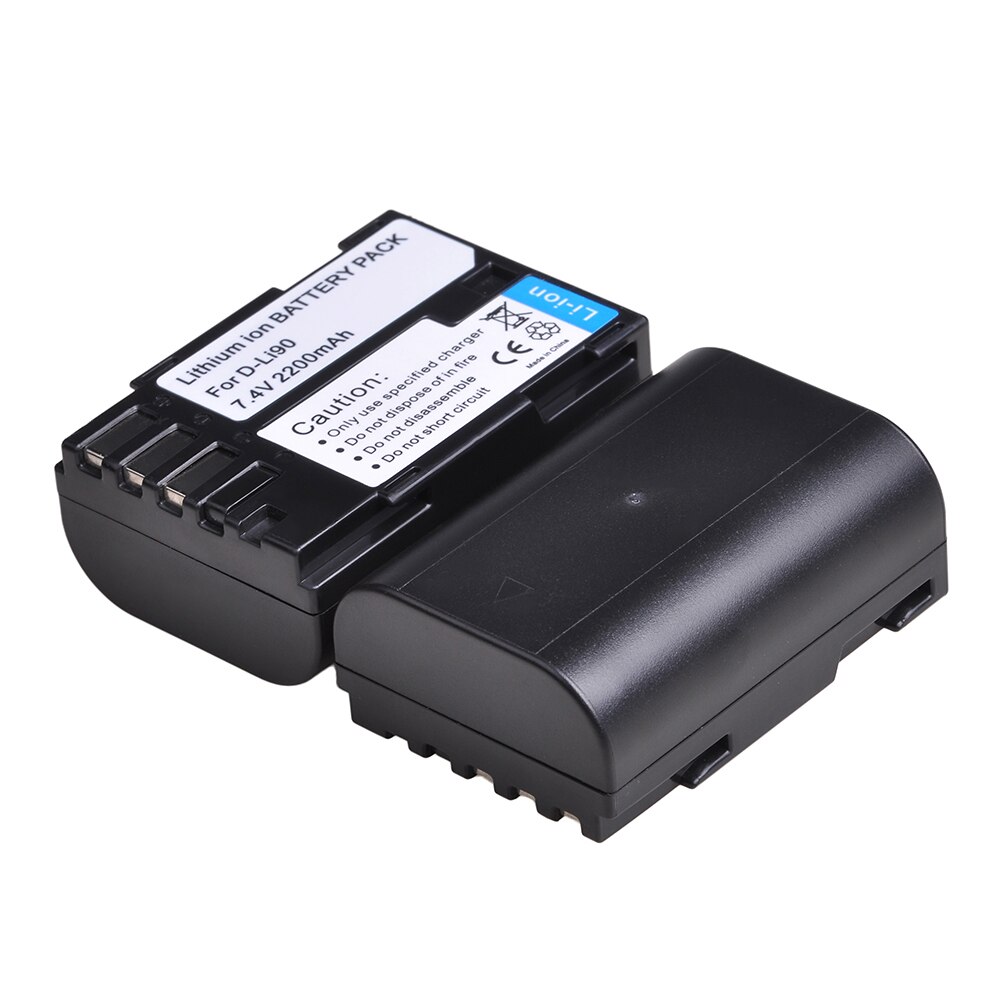 2200Mah D-Li90 DLi90 Li-Ion Batterij Voor Pentax 645 645D 645Z K-1 K-01 K-3 K-5 K-5D K-5IIs K-7 K-7D K1 k01 K3 K5 K5D Ii 2