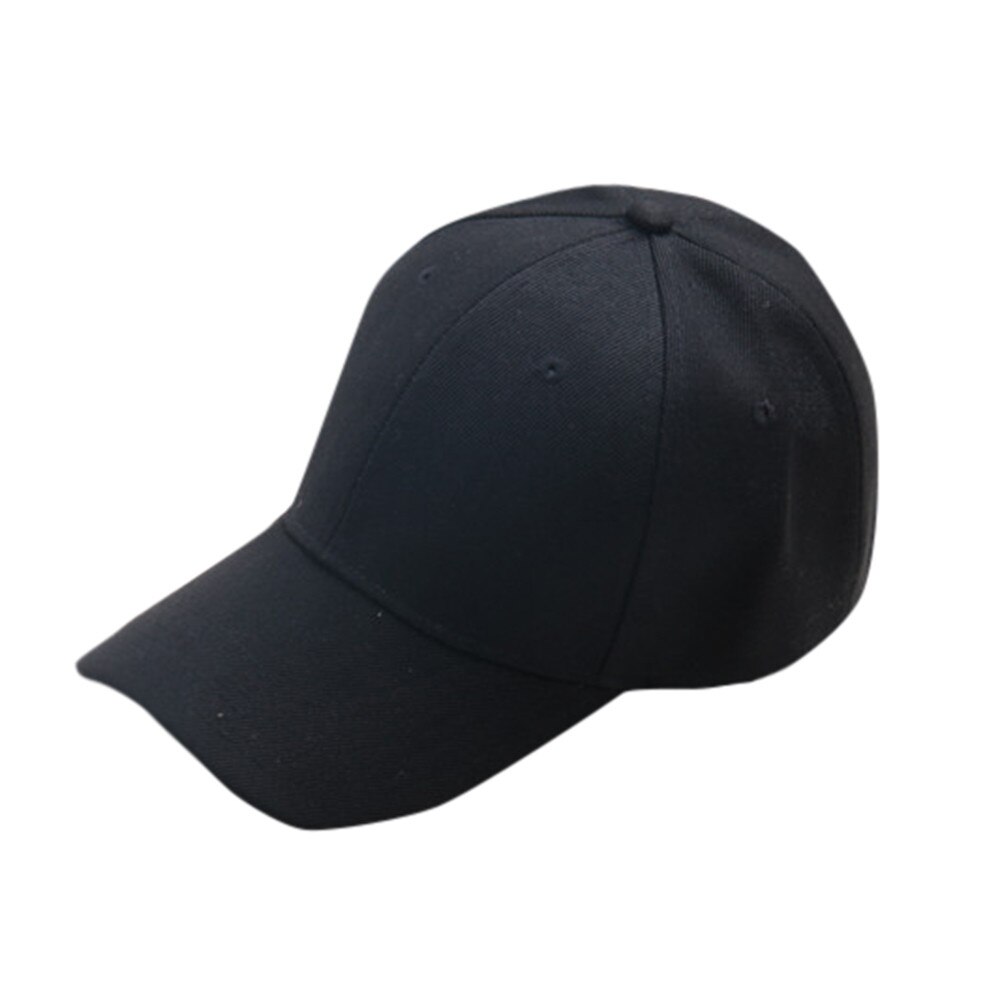 25# Outdoor Sport Hat Summer Hat Cap Children Teenagers Hat Show Solid Kids Hat Boys Girls Snapback Hats Caps Шапка Зимняя: Black 