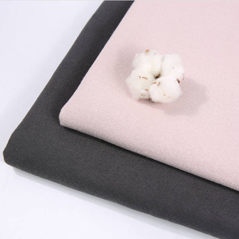 Godt tykt bomuld polyester stof fleece stof til sweatshirt 50 x 185cm/ stk