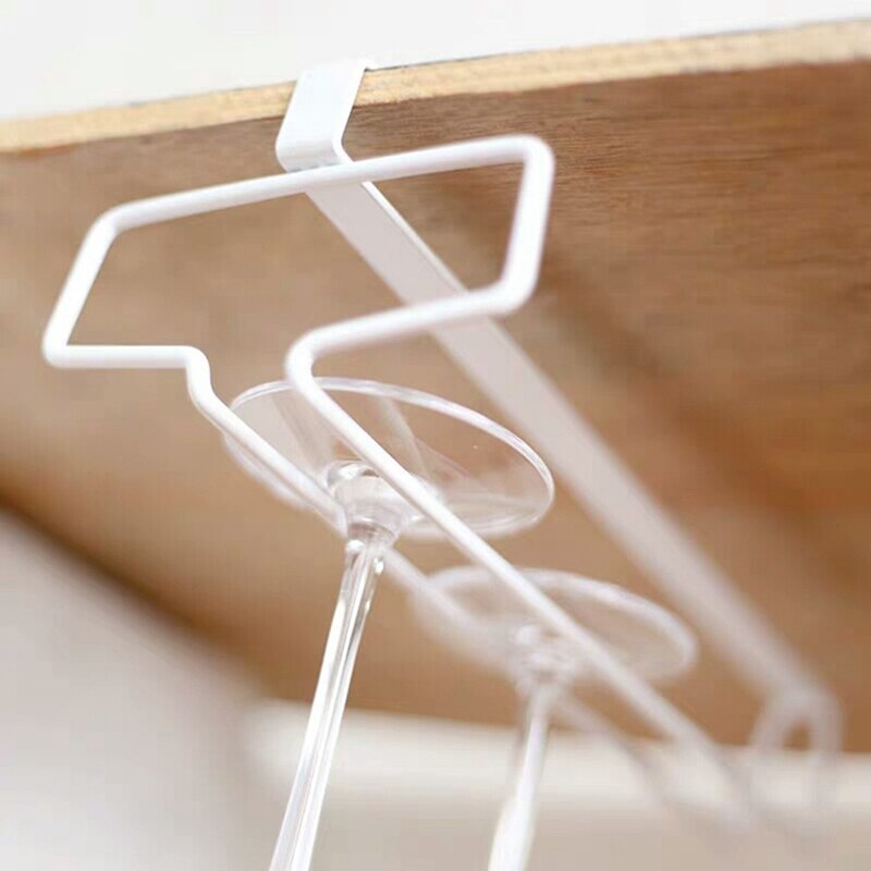 Hængende vinglasstativ champagneglaskopholder opbevaringsreoler til hjemmekøkken