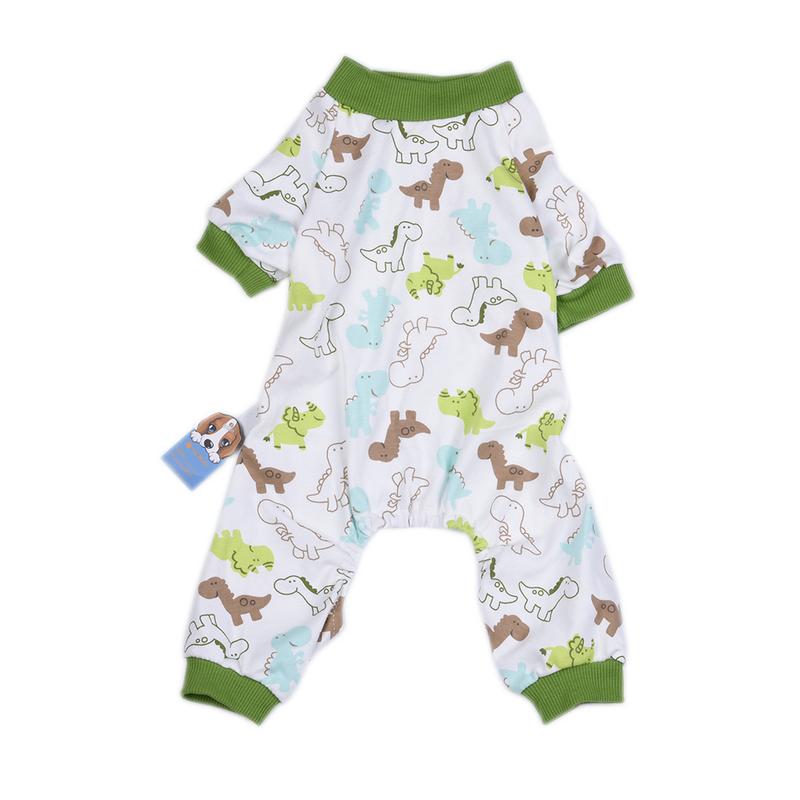 Hond Jumpsuits Overalls Kleding Zachte Katoenen Pyjama Dinosaurus Kleding Jumpsuit Voor Hond Puppy Slapen Doek Nachtkleding