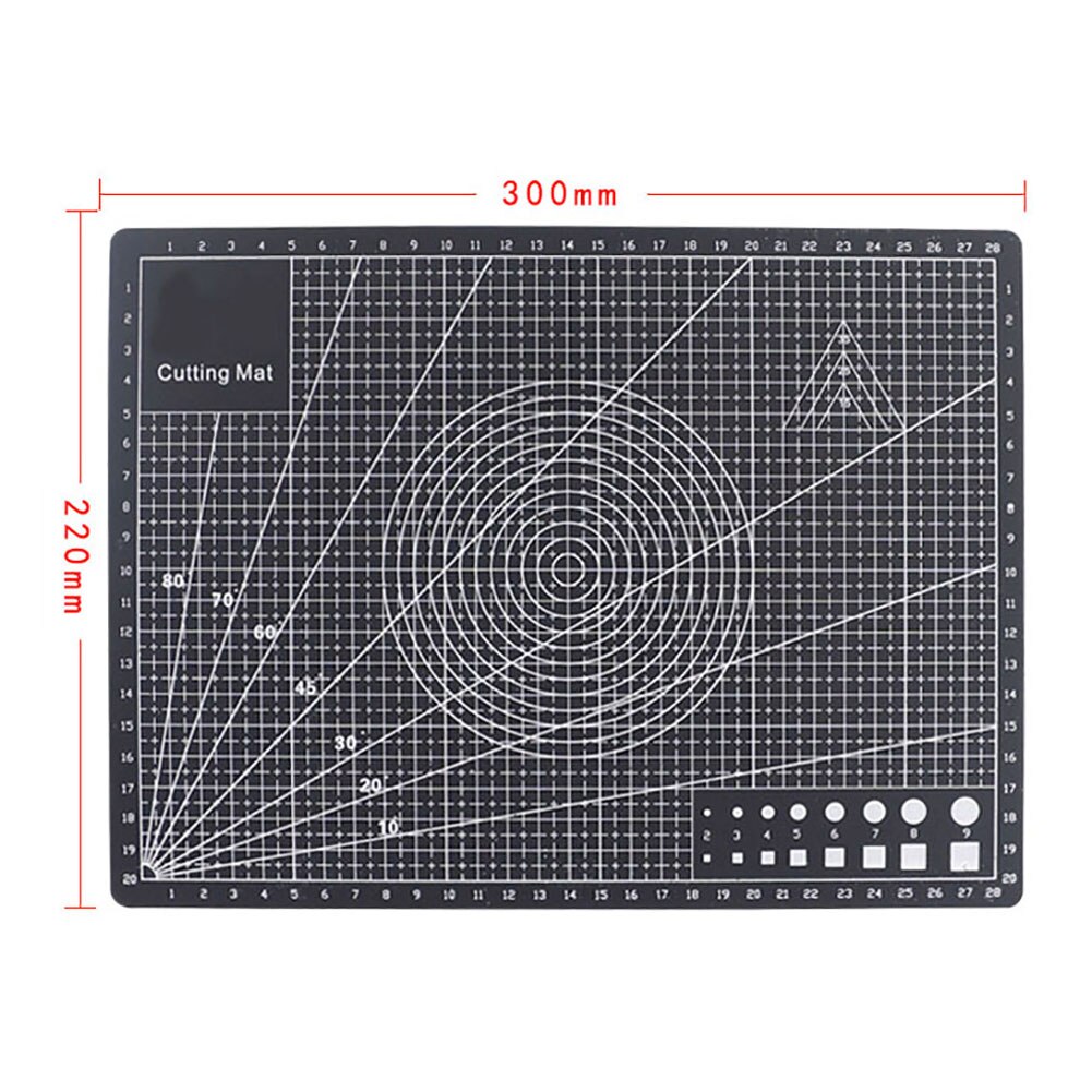 A4 Raster Linien PVC Doppelseitige selbst Heilung ... – Grandado