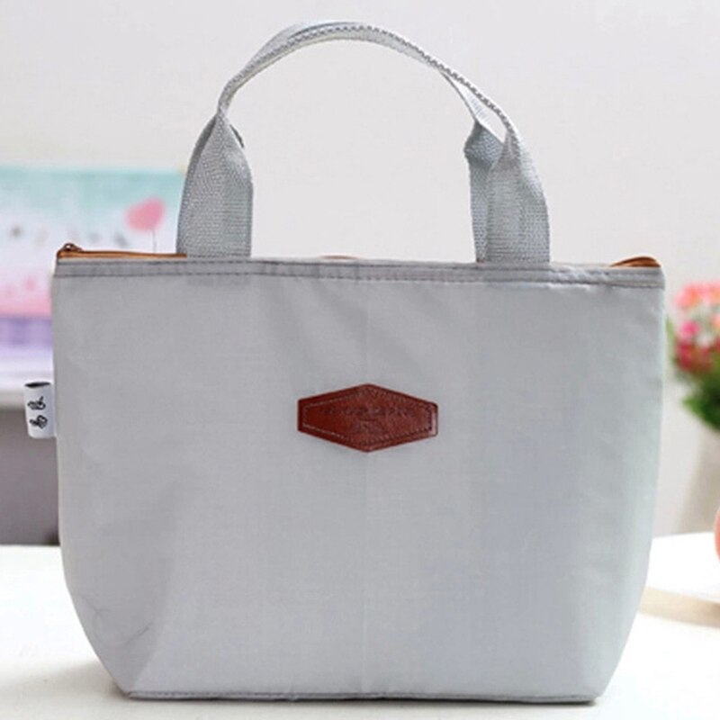 Lunch Box Bag Waterproof Thermal Bag Oxford Fabric Portable Thermal Insulated Picnic Food Box Women Tote kitchen Organizer bag