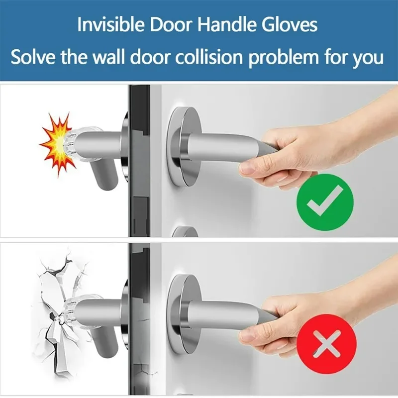 1/20 stuks Deurstopper Transparant Siliconen Deurgreep Meubilair Pad Knop Bumper Muur Impact Buffer Baby Veiligheid Bescherming Supply