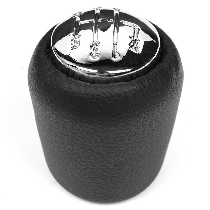 6 velocidade do carro botão do deslocamento de engrenagem cabeça andebol botão chrome caps para renault laguna ii 2 mk2 2001 2002 2003 2004 2005 2006 2007