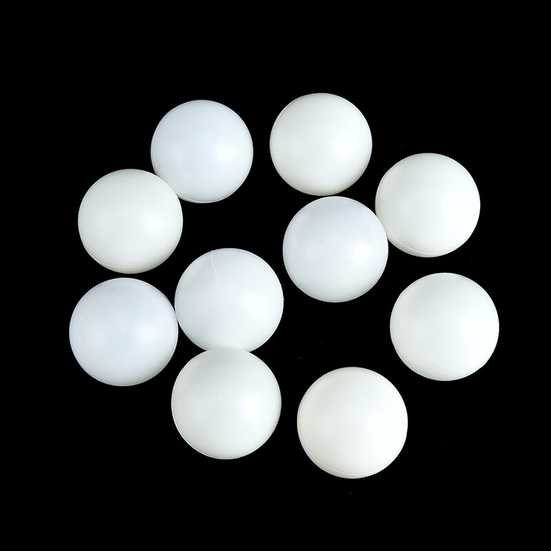 10 stk / parti hvid gul bordtennisbold bordtennisbolde 40mm til konkurrence træningstilbehør diameter: Hvid