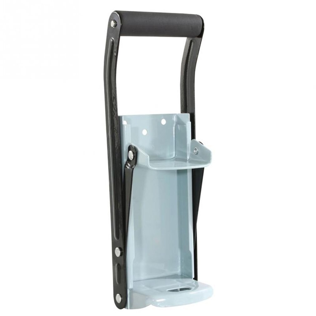 Wall Mounted Home Dispensing Can Crusher Beer Soda Cans Smasher Bottle Crushing Recycling Tool