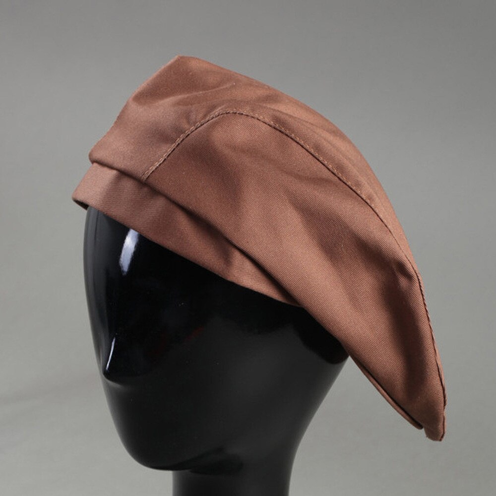 Men Women Chef Hat Catering Baker Kitchen Cook Beret Beanie Duckbill Beret Hat Soft Solid Color Beret Golf Caps Hats