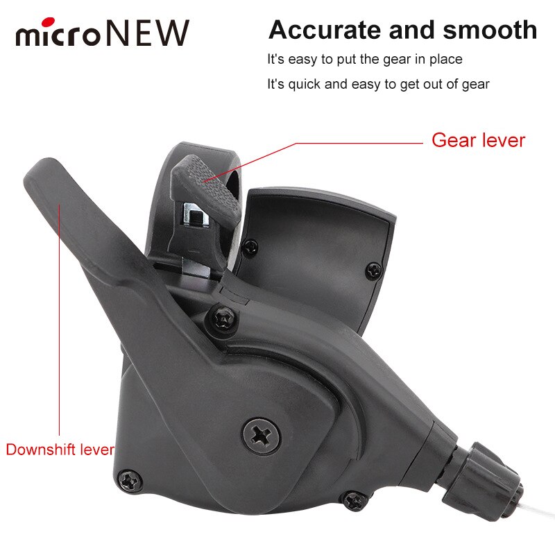Micro Right Left Bicycle Derailleurmountain Bike Shift Lever Shifter 7 8 Speed 9 10 11S Split Fingerposts Bike Bicycle Parts