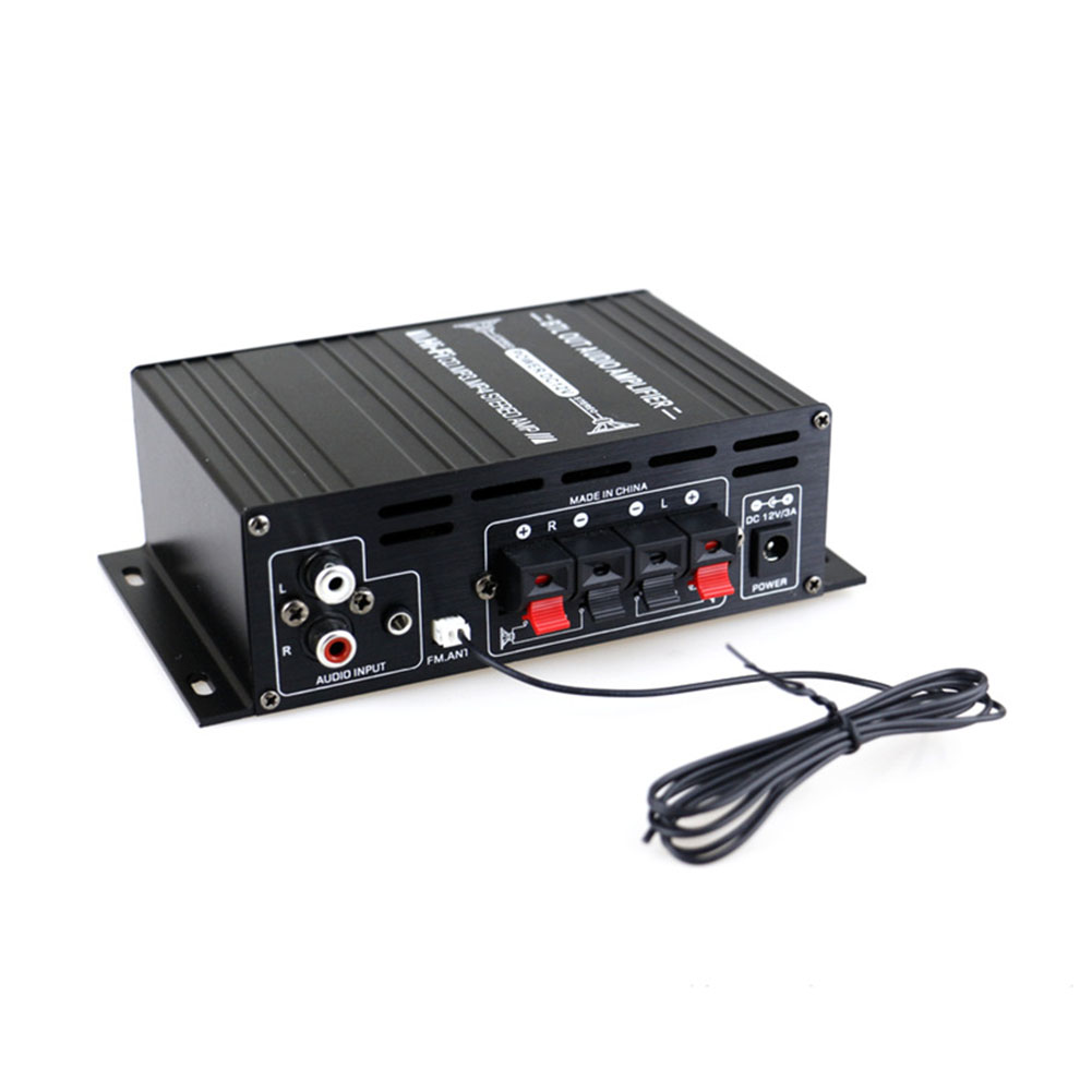 Amplificador Bluetooth AK380, 800W, Audio HiFi, Karaoke, cine en casa, 2 canales de potencia, Clase D, USB, SD, AUX,