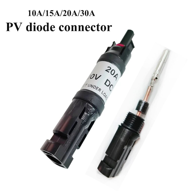 !30A 20A 15A 10A PV Diode solar Connector IP67 Waterproof For PV System Solar panel Parallel Connection protection