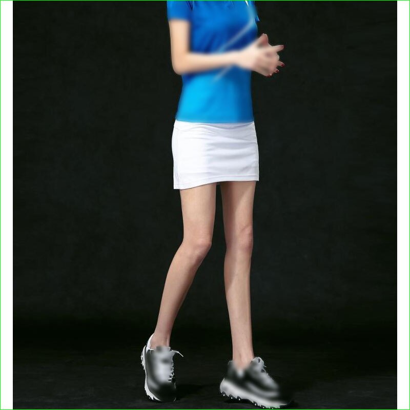 : slim fit badminton tennis mini nederdel kvinde sommer a-line sportstræningsnederdele sort hvid  m 3xl: Hvid / M