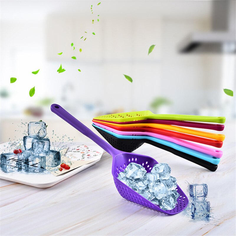 Küche Zubehör 1 stücke Keine-stick Ablauf Siebe Schaufel Siebe Gemüse Wasser Undicht Küche Kochen Werkzeuge Küche Gadgets