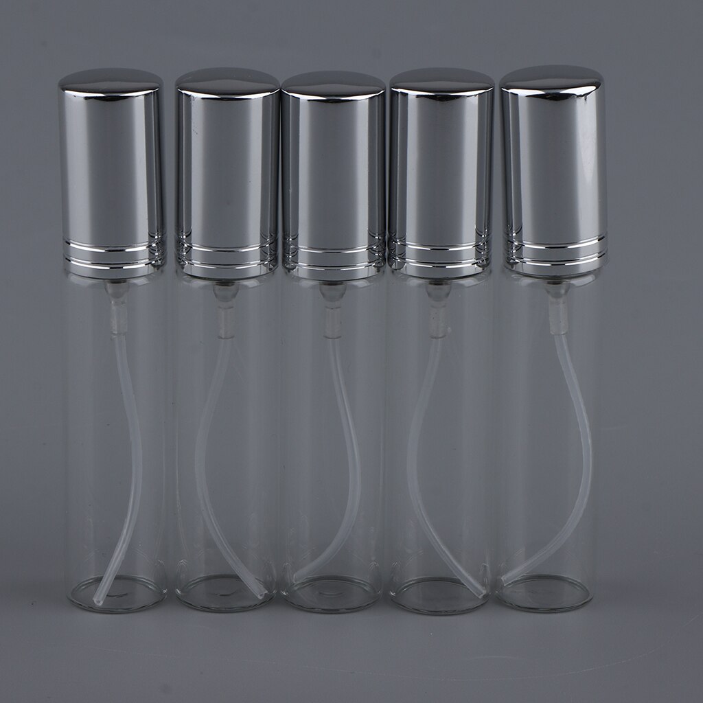 10ml glas spray parfume flasker  , 5 stk rejse lille tom forstøver flaske duft fin tåge fødselsdag