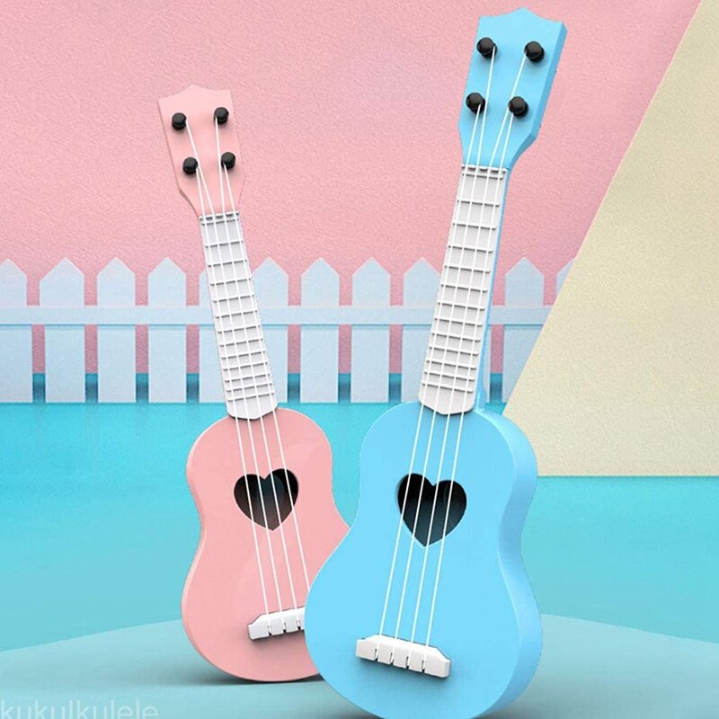 Ukulele Giocattolo Ukulele per I Principianti Ukulele Chitarra per I Bambini Strumento Musicale Giocattolo Educativo Mini Carino Ukulele