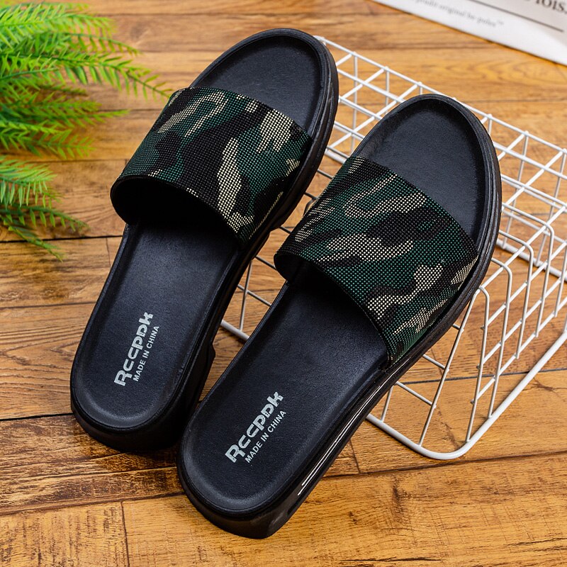 Sommerhus hjemmesko mænd camouflage indendørs mænd hjemmesko komfortable mænd hotel hjemmesko mærke herre værelse sko