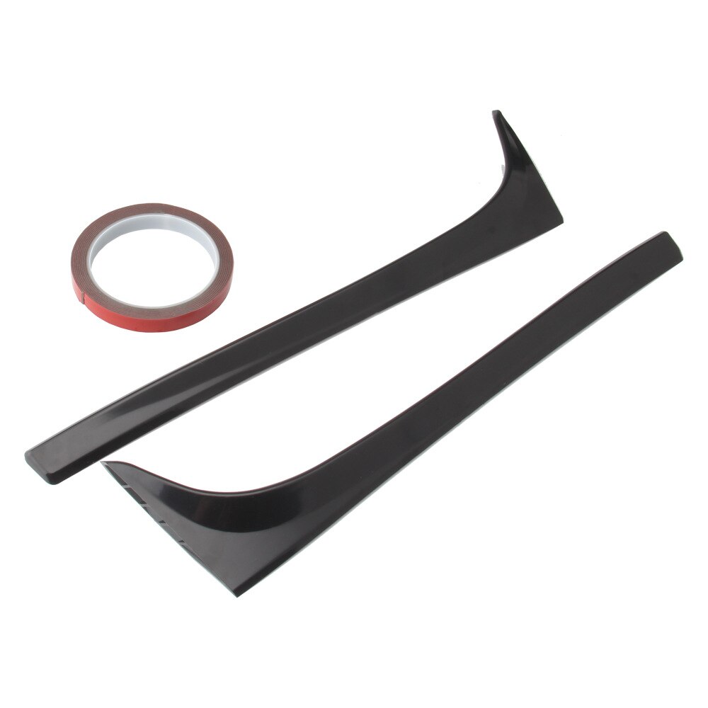 Blank sort bagrude sidespoiler fløj til golf 7 mk7 gtd r bil-styling auto bagrude spejl hale tilbehør