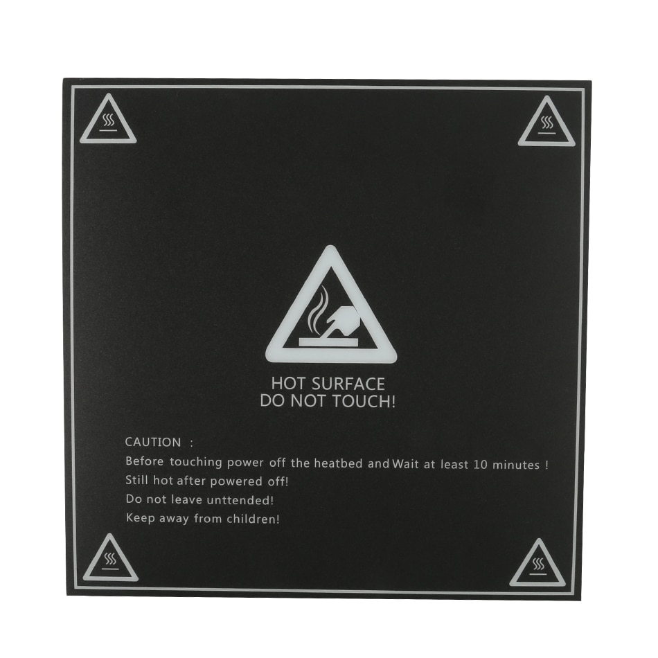 Bed Sticker Plarform Printer Heat Paper Coodinate Build 3D Printer Heated Frosted Bed 250/300MM Magnetic Print Bed Tape