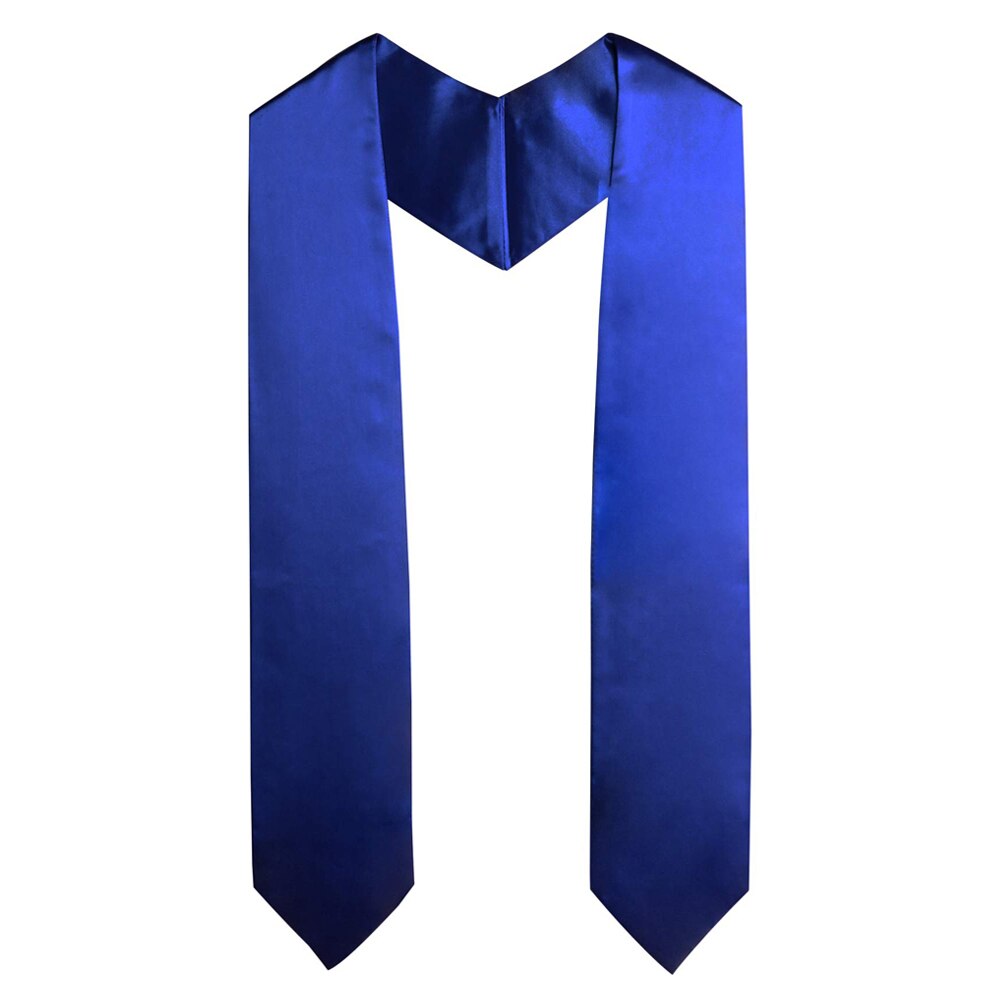 60'' Graduation Stole Sash Unisex Black Sashes Academic Dress Graduation Uniform Adult Celebration Photo Props Decoration Robes