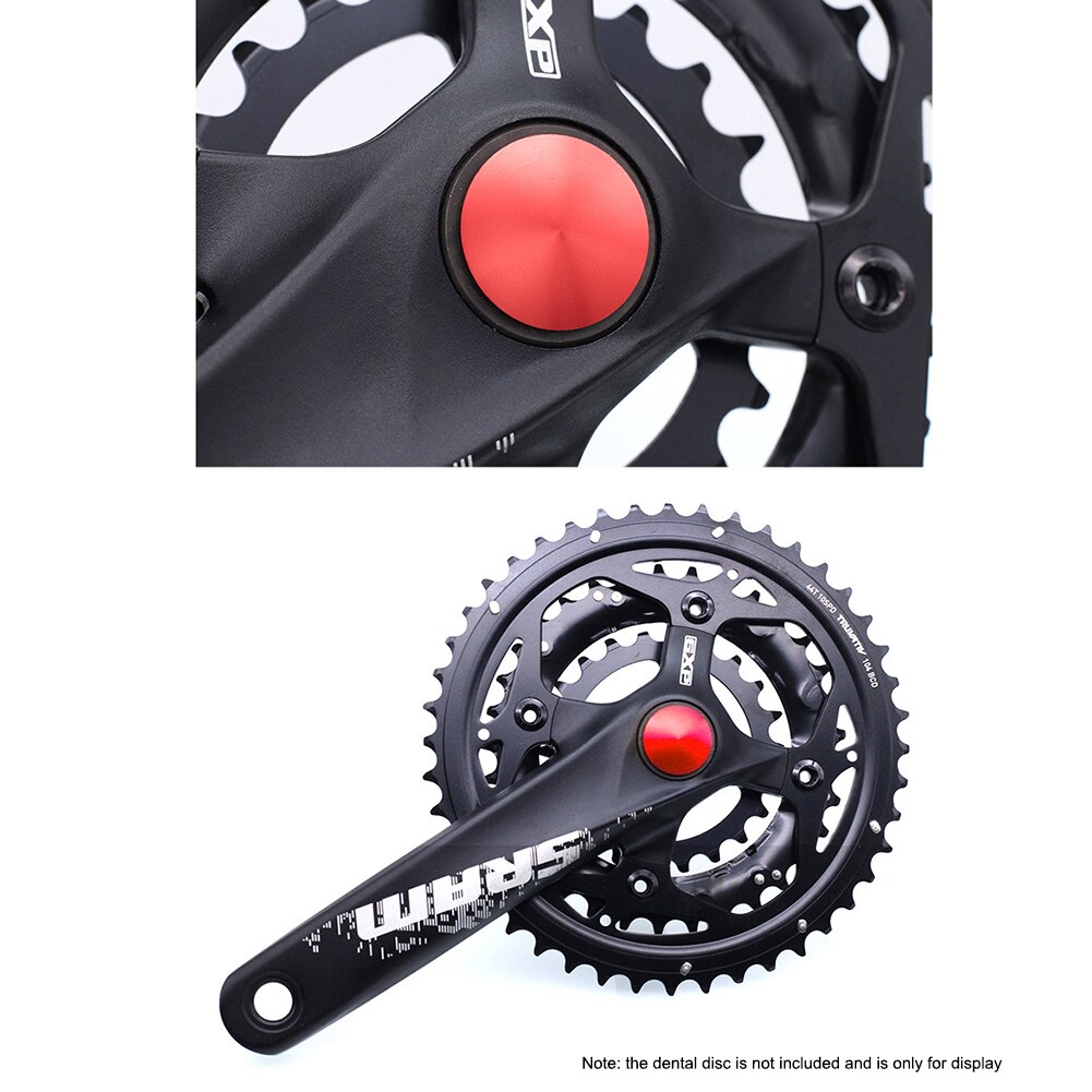 Tapón a prueba de polvo para manivela de bicicleta, cubiertas huecas para bielas, tapa de rueda de cadena Compatible con disco de 21-23mm de diámetro interior