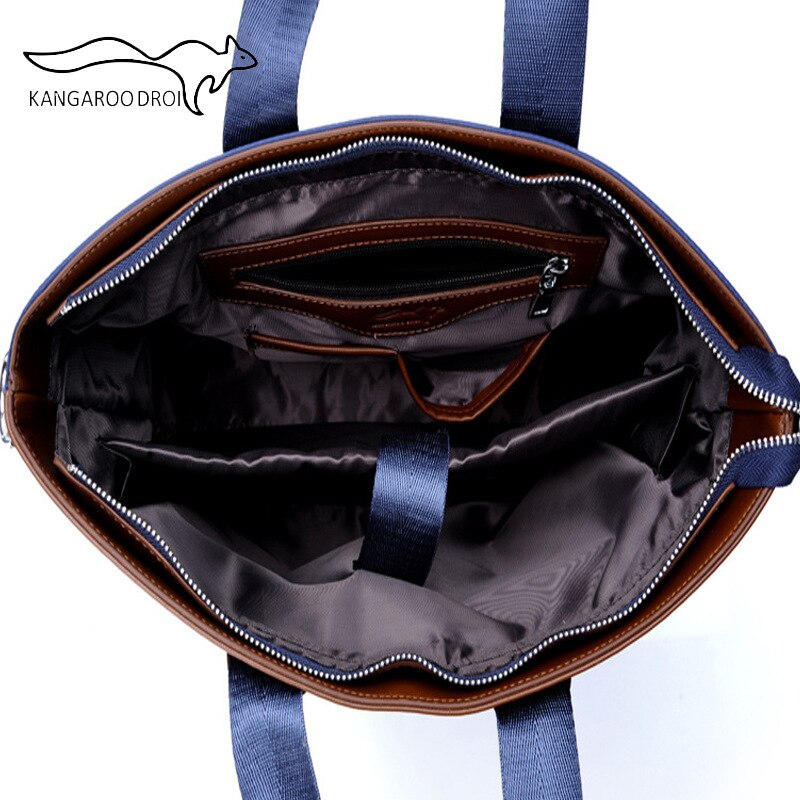 Mannen Aktetas Water Proof Laptoptas Oxford Mannelijke Handtas Grote Capaciteit Reistas Causale Schouder Crossbody tas