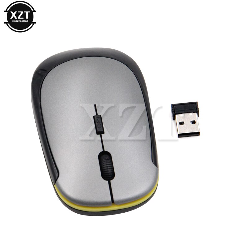 2.4G Wireless Mouse USB Receiver Ultra Slim Silent Mini Cordless Mouse for Laptop PC Optical Gaming Mouse