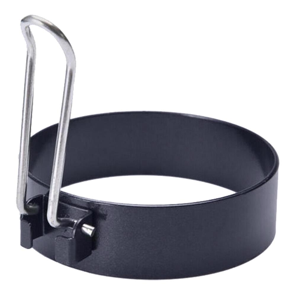 Black Household Round Egg Omelet Egg Maker Molds Round Egg Pancake Maker Mold Egg Ring Frier Silicone Mould Cooking Kitchen