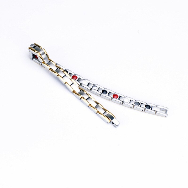 Energieheilungsarmband aus titanstahl, magnettherapie-Armbinde aus Germanium für damen und herren