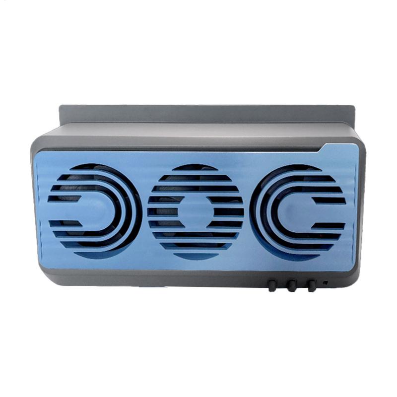 Ventilator voor autoraam op zonne-energie met usb-oplaadfunctie, koelventilator voor auto's, vrachtwagens en bestelwagens, installatie op zonne-energie, inclusief versterker.