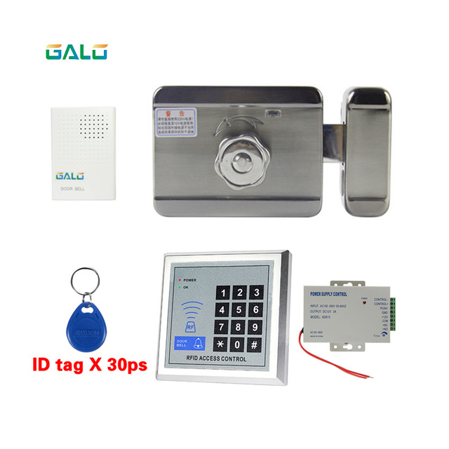 Single armature lock Electronic access control set wooden door iron gate electric lock: S b