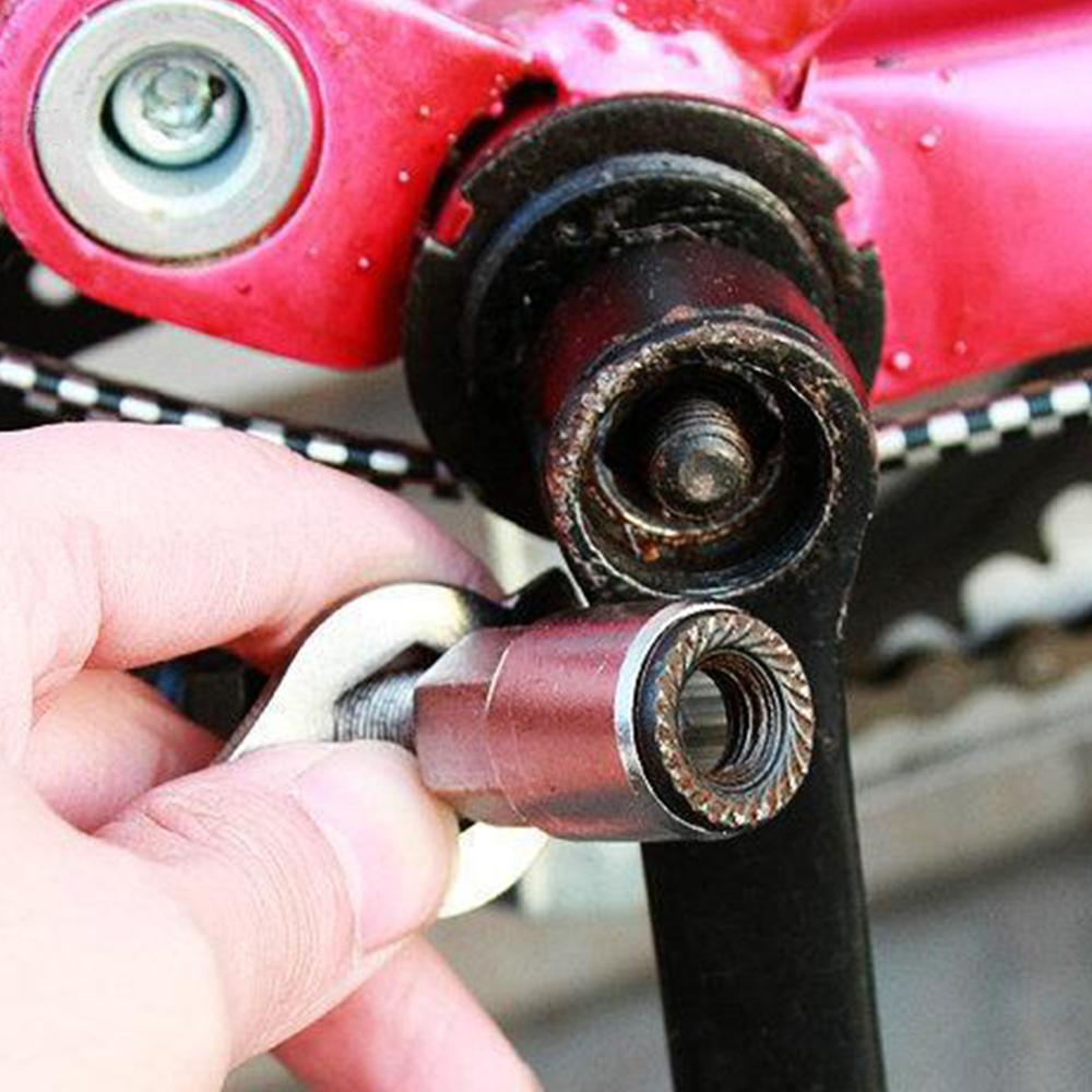 4 stücke Fahrrad Reparatur Werkzeug Sets Radfahren MTB Bike Kette Kurbel Rad Extractor Boden Halterung Center Pedal Achse Entferner
