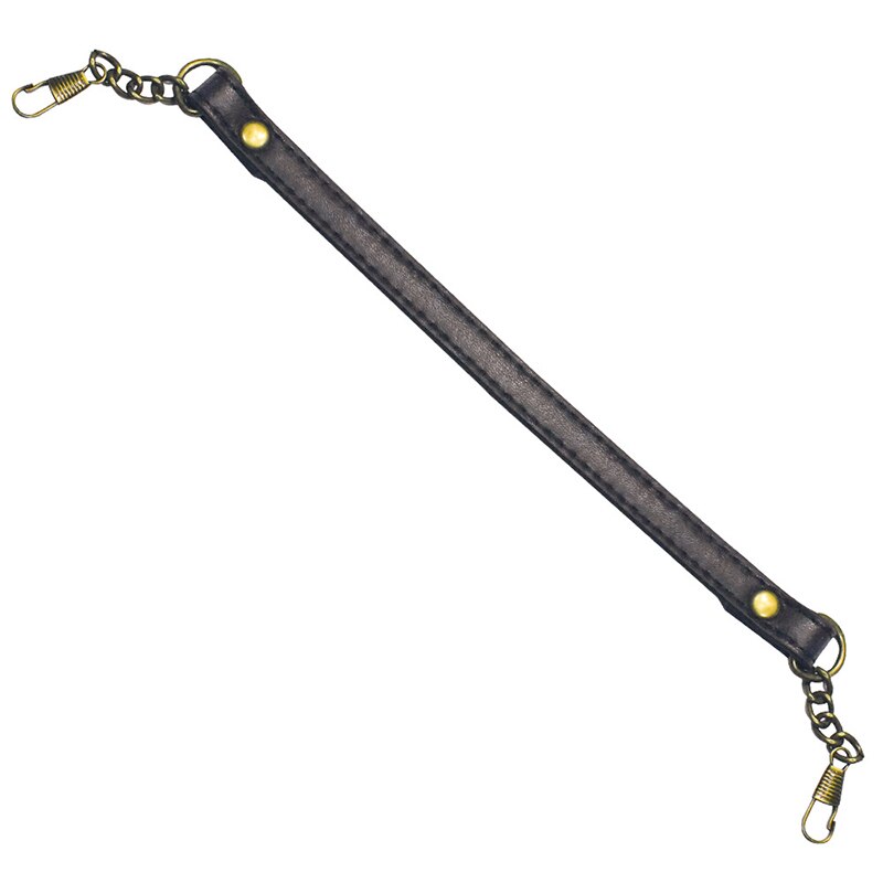 2019 Portatile di Cuoio dell'UNITÀ di elaborazione del Bicchierino Della Cinghia del Sacchetto del Sacchetto Della Borsa del Messaggero di Ricambio Maniglie FAI DA TE Catene Tote borse Accessori Della Cinghia 35 centimetri: caffè