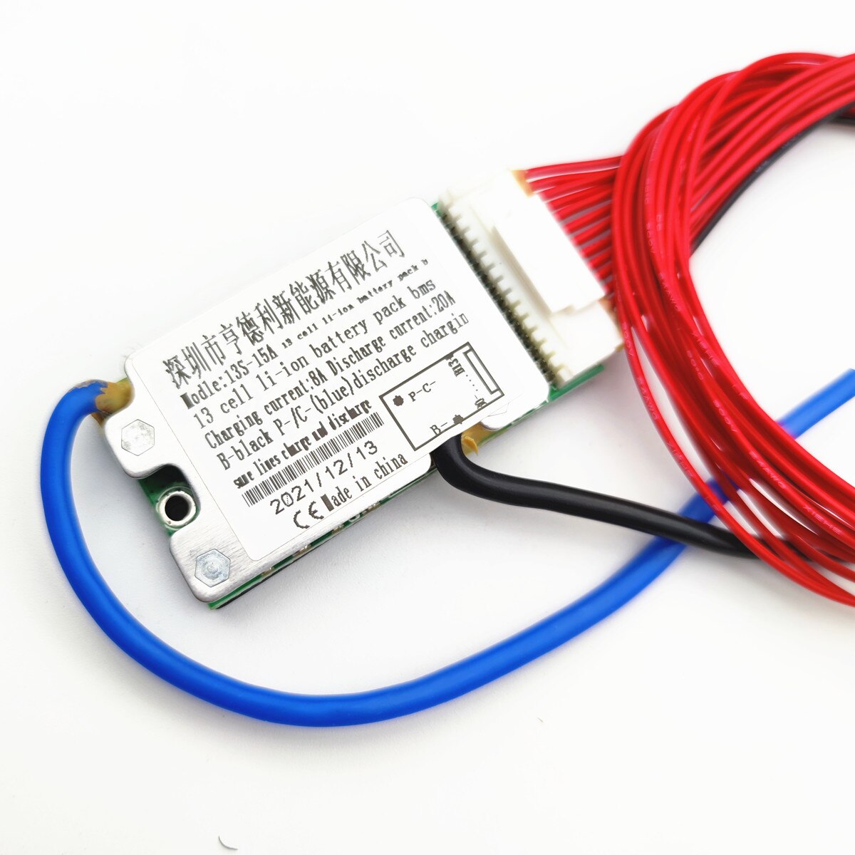 13s 20a bms 48v litiumbatteri laddningsspänning 54.6v pcm för elcykel hengchang