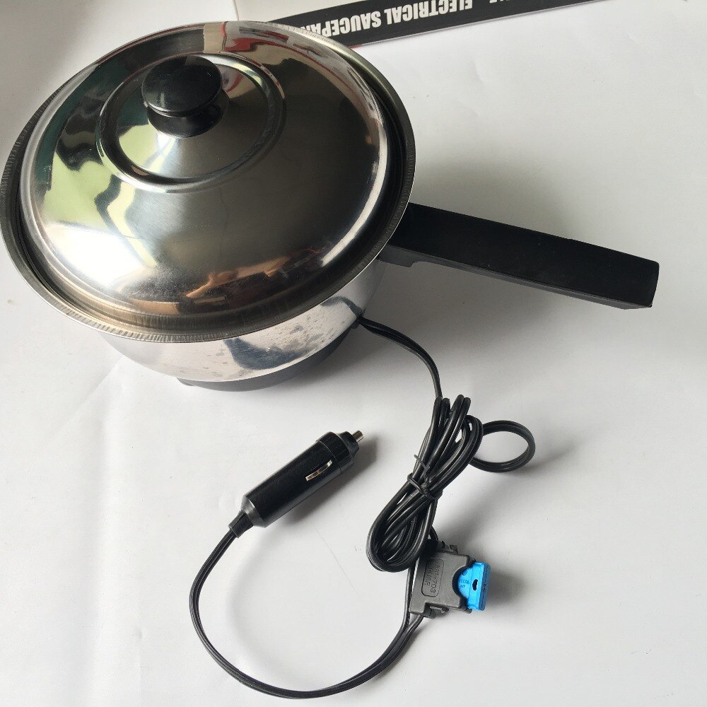 Casserole électrique portable pour voiture et camping-car, appareil chauffant et pour camping-Car, camion, bateau, 12V, 1200ML, 150 W