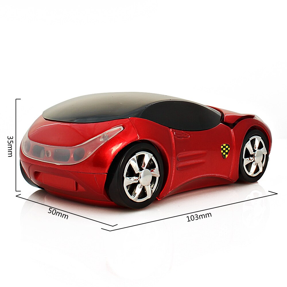 CHUYI Mini 3D Auto Vorm Draadloze Muis 1600DPI Optische USB Computer Muizen Kids Leuke Roze Auto Mause Voor Meisje laptop PC Notebook