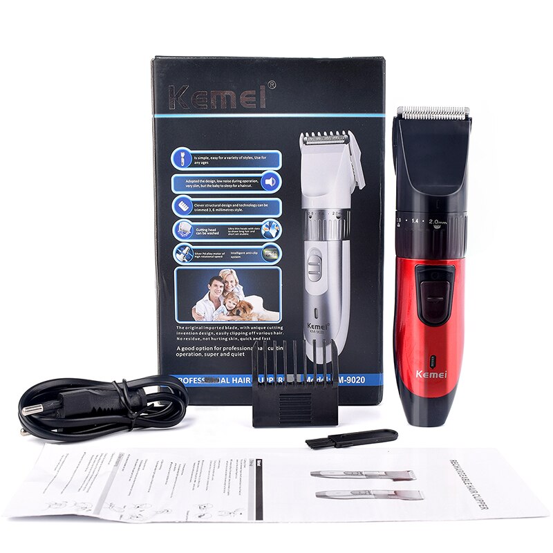 Kemei KM-730 Rechargeable Dry Dual-use Hair Clippers Hair Cutting Machine for Men Trimmer Hair Trimmer Haircut Kit