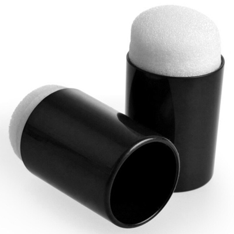 48 Pcs Sponge Daubers with Storage Case Finger Sponge Dauber Set for Stamping Painting Drawing Ink Crafts Chalk