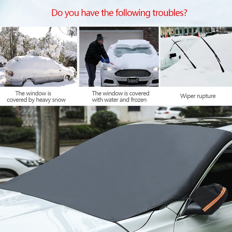 Auto Schnee Deckt Auto Frontscheibe Schild Universal- Sonnenschutzdach Anti Schnee Eis Abdeckung Für Winter Schutz Auto Sonne Schatten Zubehör