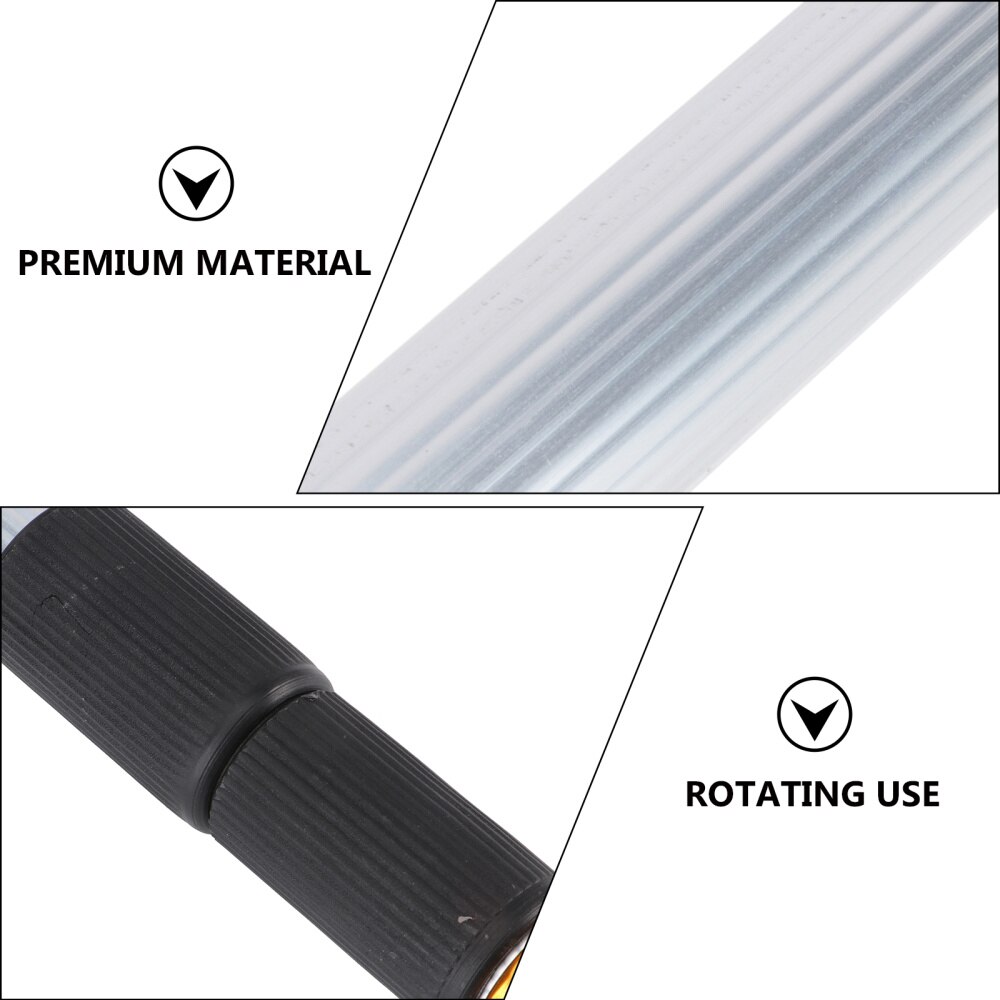 1Pc Fruit Picker with Telescopic Stick Durable Outdoor Walnut Collector Silver