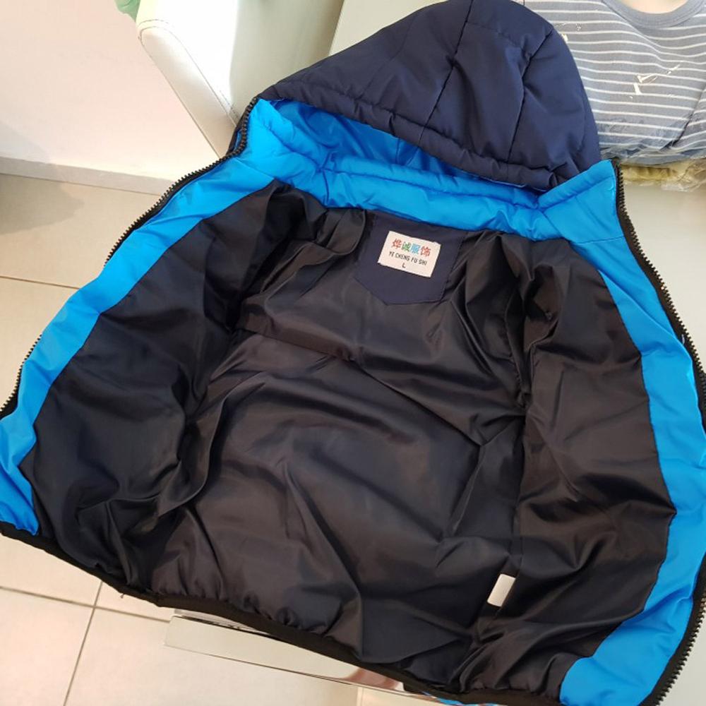 Kids Jassen Jongen Warme Jas Winter Mode Katoen Gevoerde Kleding Meisjes Casual Dikker Jas Kinderen Kapmantel 3- 8 Jaar Oud